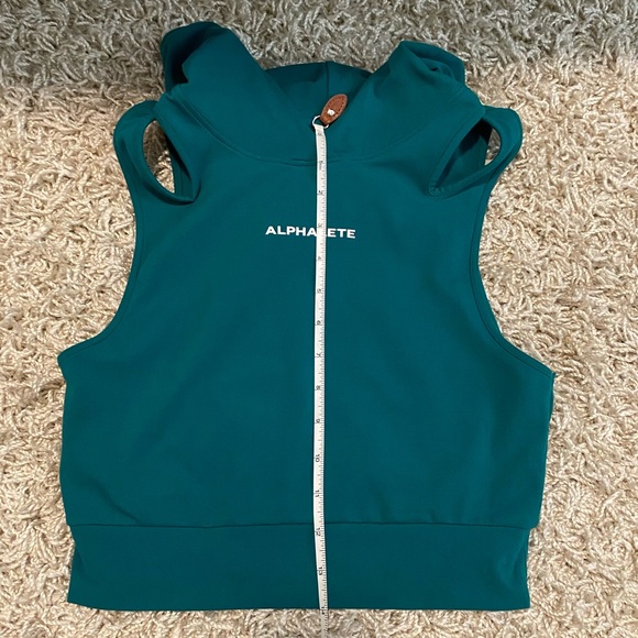 Alphalete Teal Crop Top - Picture 7 of 8